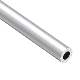 TA-VIGOR 1Pc 6063 Aluminum Round Tube, 13mm OD 9mm ID 300mm Length Metal Seamless Straight Tubing Aluminum Pipe for Home Furnishing, Machinery, DIY Handicraft