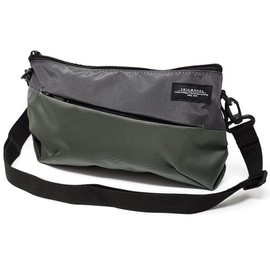 TRIUMPHAL Men's Women's Shoulder Bag, Sacoche, Nylon, Cross-body, Casual, Simple, Gray (400D x 1680D nylon)