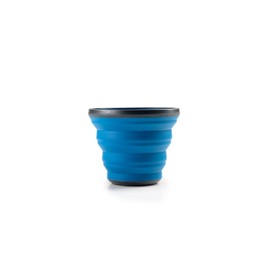 GSI Outdoors Escape Cup79224 17oz Folding Camping Cup with Handle, Blue