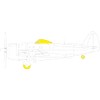 Edudo EDUEX894 1/48 T-Face Republic P-47N Thunderbolt Double-Sided Paint Mask