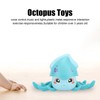 Octopus Clockwork Toys Auto Induction Voice Control Octopus Toys with