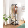 Sakugi Heavy Duty Premium Clothes Rack with 2-Tier Mesh Shoe