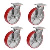 Undercat 8 Inch Industrial Casters Set of 4 Heavy Duty