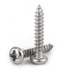 200pcs M3 Tornillos Autorroscante de 304 Acero Inoxidable Tornillos de