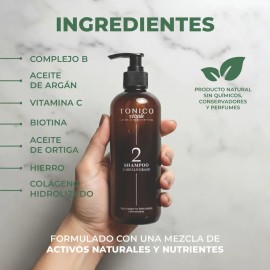 Shampoo De Cabello Graso Tonico Vittale Limpieza Restaurador