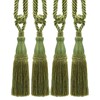 DÉCOPRO Set of 4 Elegant Alpine Green, Avocado, Celadon, Golden
