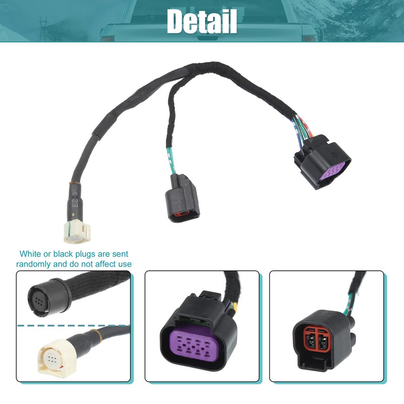 A ABSOPRO Car Camera Wiring Harness Replacement 68189124AC Black