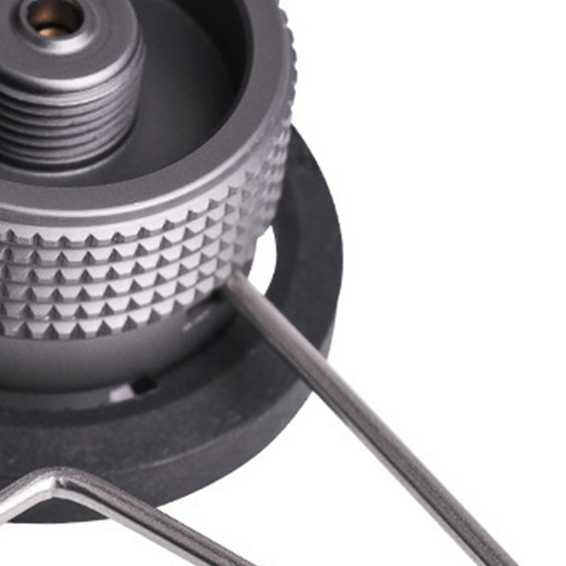 Camping Stove Adapter Aluminum Alloy Nylon Gas Tank Conversion Head