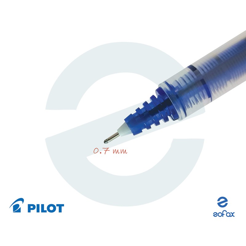 PILOT 842 B V7 Hi-Tecpoint BLACK BLUE Rollerball Pen 0.7mm