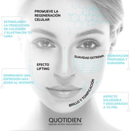 Kit 2 x Serum Acido Hialuronico Concentrado Facial Antienvejecimiento Con Vitamina B5+ Extracto Azafran - Suero Antiedad Cuidado Facial Hidratante - S
