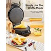 FOHERE Waffle Cone Maker Machine and Ice Cream Bowl Maker