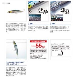 Shimano XL-T18T 005 Konoshiro Pencil Lure, Color: RG