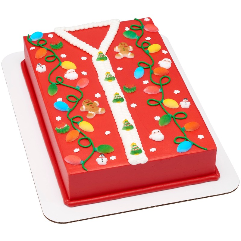 Lucks Dec-Ons Molded Sugar/Cup-Cake Topper, Christmas Charms Assortment, 5/8 Inch