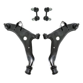 TRQ Front Suspension Kit Control Arm with Ball Joint Sway Bar Stabilizer Link Compatible with 90-94 Eagle 89-94 Mitsubishi Plymouth MI4510100 MI4510101 MI4511100 MI4511101