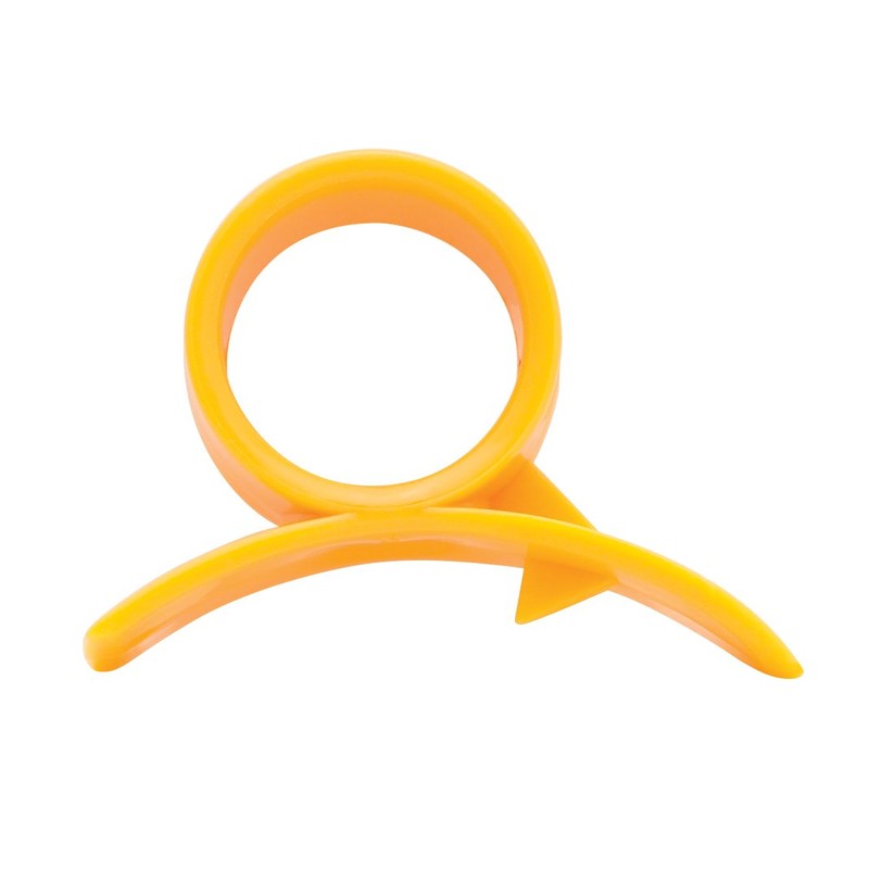 HIC Kitchen Magic Orange Peelers with Safety Blade, BPA-Free Plastic,