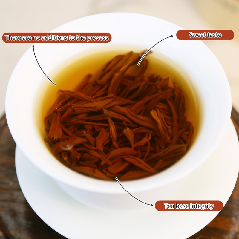 XIXICHA Golden Monkey Tea Chinese Black Tea Loose Leaf Chinese
