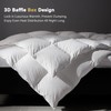 Three Geese Luxury Down Comforter Full Size, All-Season Duvet Insert
