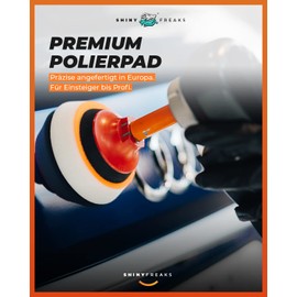 ADBL Polishing Pad, Polishing Sponge with Velcro Fastener - Dual Action - Professional Quality - Ø 75 mm