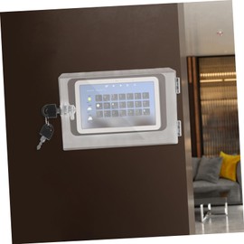 COHEALI Thermostat Lock Box with Keyed Security Durable Plastic Thermostat Cover for Wall Transparent Design for Visibility Lightweight Easy to Mount