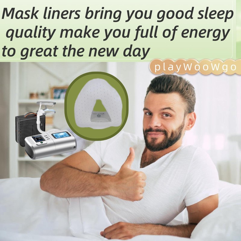 4 Pack Nasal CPAP Mask Liners Compatible with Medium Size