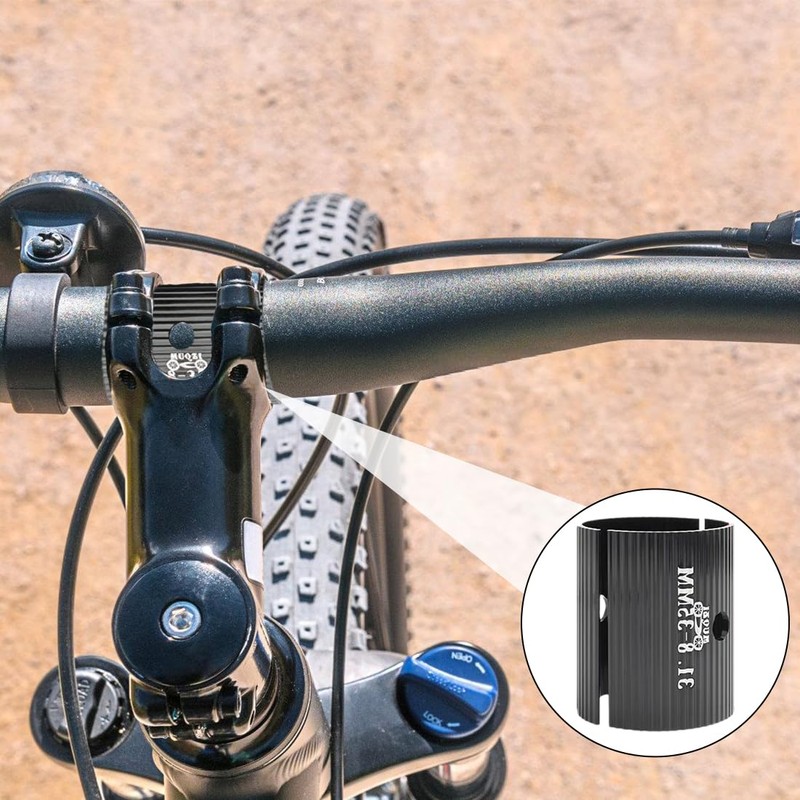 RAMGLYO Bicycle Handlebar Shim Spacer, Bike Stem Shims, Universal Bicycle