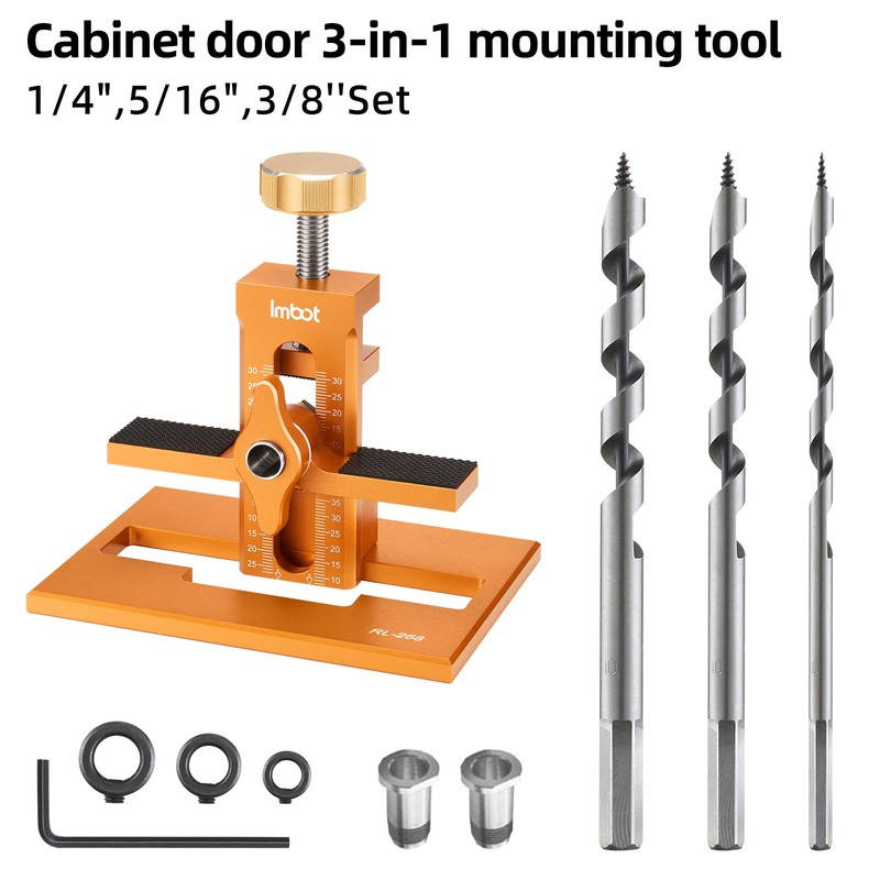 Imbot Cabinet Door Mounting Jig &With Base 3-In-1 Cabinet Door