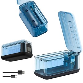 Coyktonty Battery Charger for Insta 360 X5,Simultaneous Charging of 2 Batteries with Misro SD Card Slot and Charging Cable(Batteries No Included)