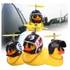 KFMX 6 Patito Con Casco Moto Pato Para Bicicleta Moto