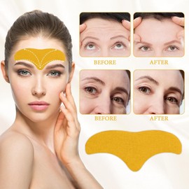 Parches Faciales Antiarrugas,Parches para las Arrugas de Cara,Parches Antiarrugas,Anti Wrinkle Patches,Anti-Arrugas Parches,Colágeno Hidrolizado,Adecuado Para Mujeres y Hombres,10 Piezas (Forehead)