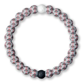 Lokai Collegiate Silicone Beaded Bracelet for Women & Men, Ohio State University - Medium, 6.5 Inch Circumference - Silicone Jewelry Fashion Bracelet Slides-On for Comfortable Fit