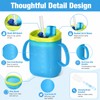 2PCS Elderly Spill Proof Cups, 280ML Unspillable Cup with 2