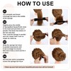 SmallCat 4pcs Sponge Hair Bun Maker, Lazy Curler Tool, 2