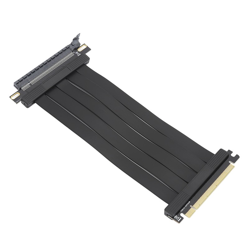 PCIE 4.0 X16 Extender 180 Degree 26GB/s 7.9in Long Gold