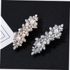 PACKOVE 2pcs Rhinestone Metal Hair Clips for Women Creative Hairpins