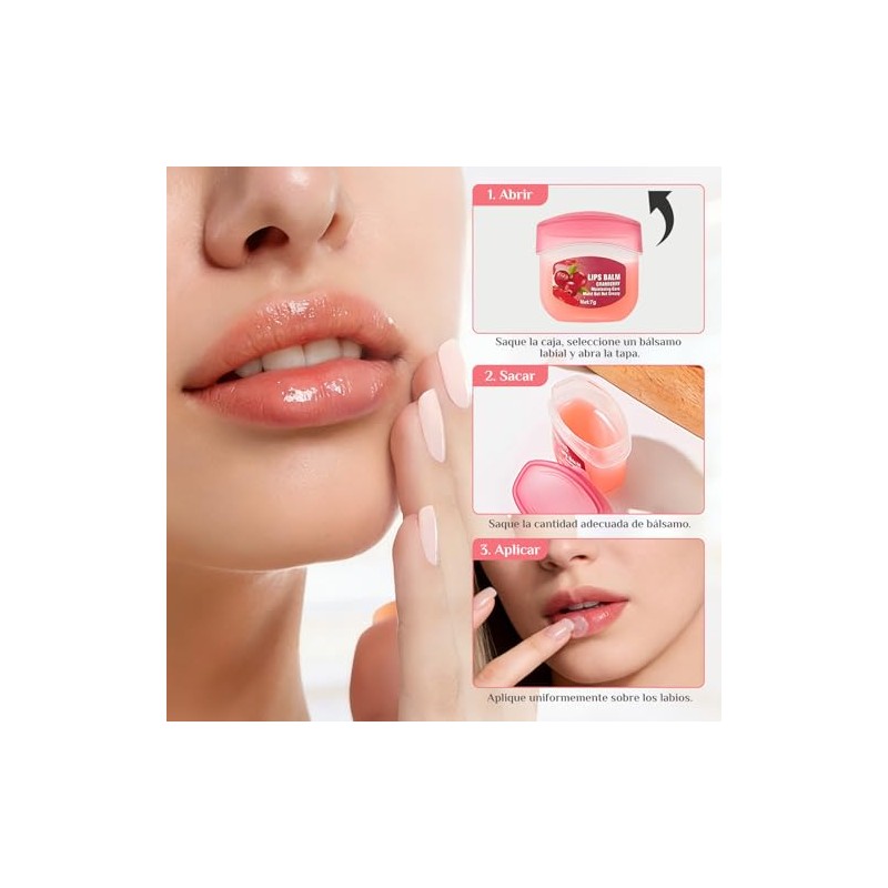 8PCS Balsamo Labios, Bálsamo labial Hidratante ，Balsamos Labiales Mayoreo, Labial