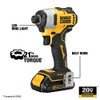 DEWALT ATOMIC 20V MAX* Impact Driver, Cordless, Compact, 1/4-Inch, Tool