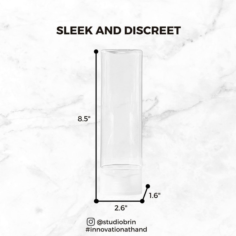 STUDIOBRIN Refillable Squeeze Soap Bottles Soap Dispenser 400 ml/2 pk