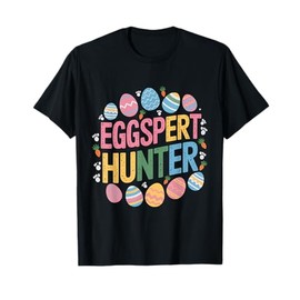 Eggspert Hunter – Funny Easter Egg Hunting Gift Tee T-Shirt