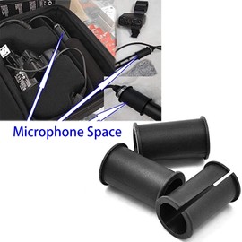 LUORNG 2PCS Microphone Shock Mount Rubber Spacer Tube Washer for MKH418 MKH416 MKH8060 MKE600 SGM-250 ECM-XM1 FX3,FS7,FX6,FX8,FX9,NX80,FS5, Microphone Sleeve Washer