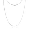 Silver Chain Necklace for Women, 2mm Chain Necklace for Women,
