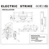 UHPPOTE Electric Strike Door Lock Fail-Safe for Access Control System