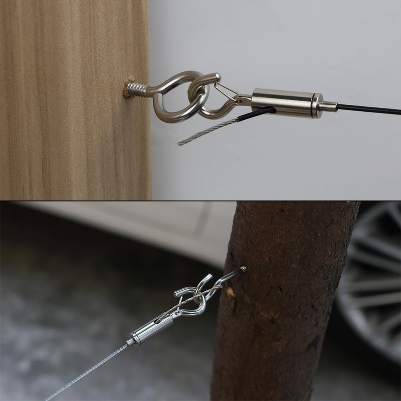 YQL Portable Hook & Eye Turnbuckle Tension for 1/16-3/32 Galvanized