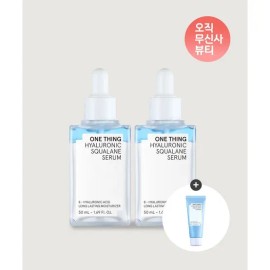 ONETHING 2PACK Hyaluronic Squalane Serum 50ml x 2 + Cream 15ml 4174259 / ONETHING 2PACK 히알루로닉 스쿠알란 세럼 50ml 2개 + 크림 15ml 4174259