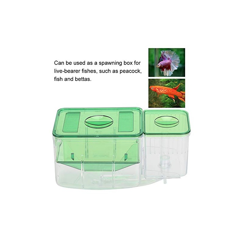 Fish Breeding Box, Acrylic Fish Hatchery Isolation Box Double Layer