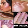 GEUUFEA Highlighter Powder Makeup - Face Body Hair Shimmer with