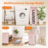 Optish 90L Rolling Laundry Basket with Wheels, 29 IN Hamper