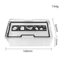 MODJUEGO Replacement Dust Box Dust Collection Box Sweeper for Roborock S7 T7S T7S Plus Accessories