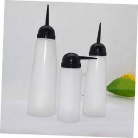 Vaguelly 5pcs Hair Dye Bottle Refillable Oblique Nozzle Hair Coloring Container for Salon Use Leak Shampoo Applicator with Graduated Scale for Precise Application