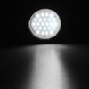 2pcs Clear Lens 4" Round 24-LED Back Up Reverse Tail