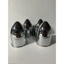 Weld Racing 4  BULLET STEEL CENTER CAPS 5 LUG WELD RACING WHEELS  3.17 " OD